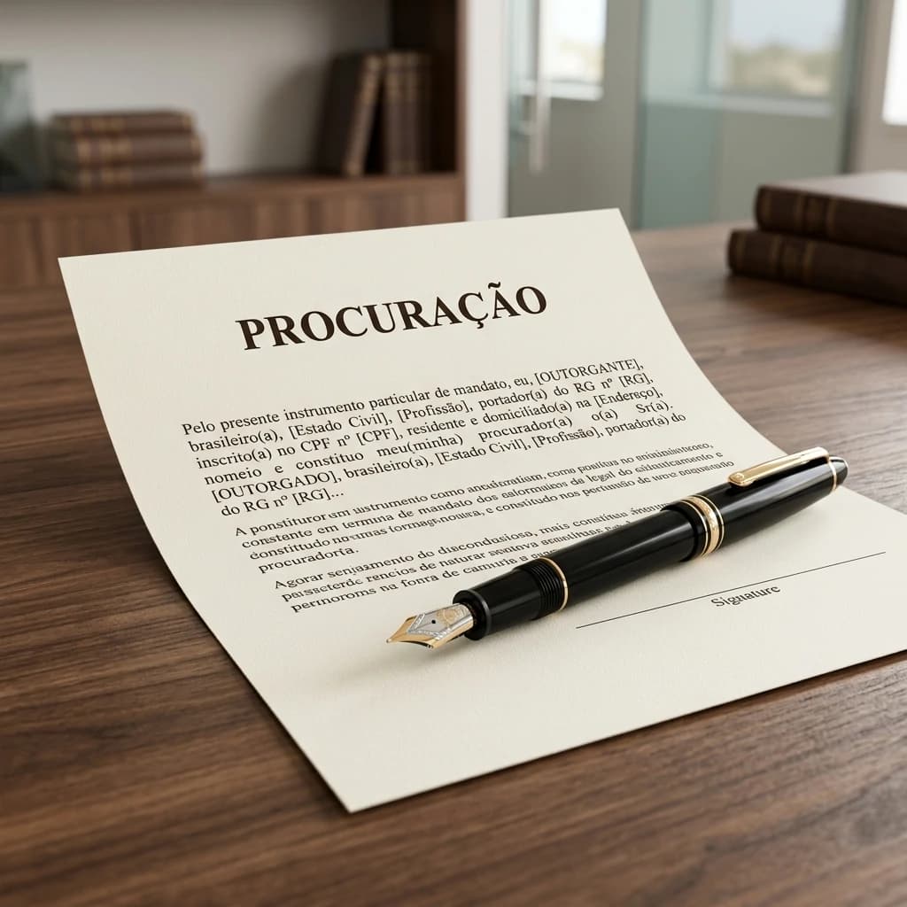 Procuração, se houver
